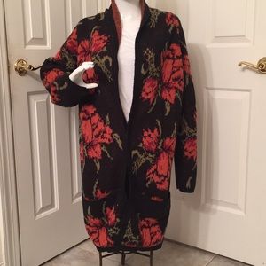 Free People: Flower power cardigan!